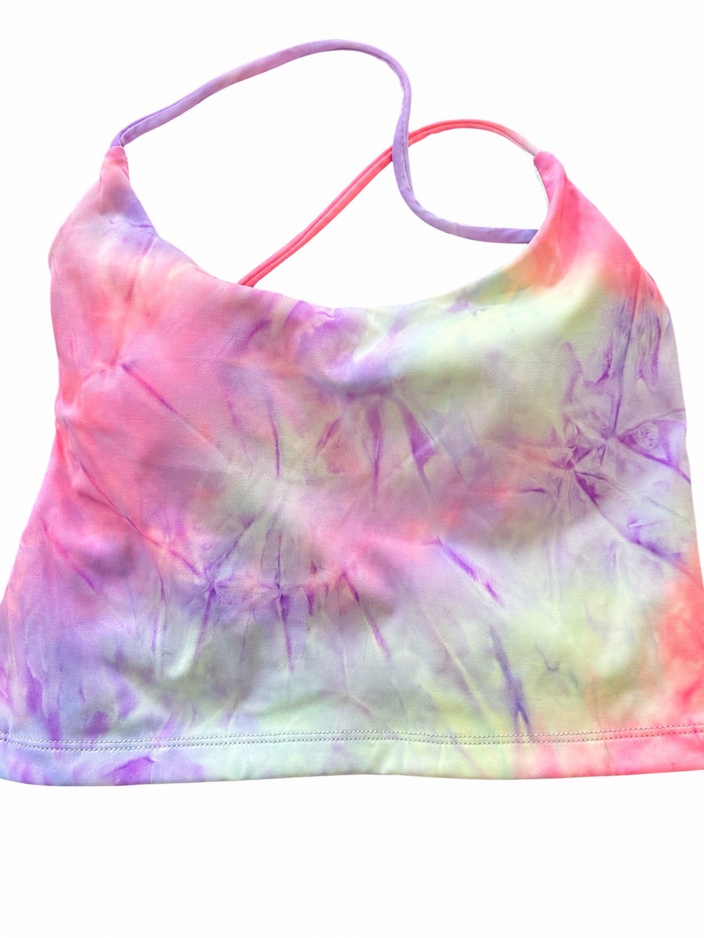 Tie-Dye Pastel Crop Tank Top